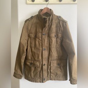 Men’s size medium military waxed jacket. Cotton canvas